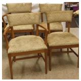 4 vintage mid century chairs