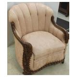 Antique carved armchair