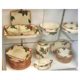 Group of Franciscan Apple dinnerware