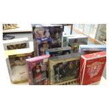 12 collector Barbies including Bob Mackie, Madame