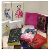15 assorted collector Barbies including Classique,