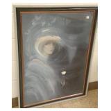 Large framed signed Vicky Montesinos litho