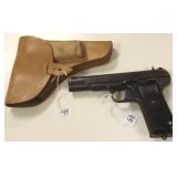 Zastava Yugoslavian 7.62mm M57 semi-auto pistol