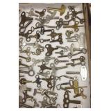 Group approx 80 clock, watch, etc keys