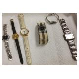 6 designer ladies watches- Vuitton, Burberry,