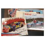 8 pro race car driver autographs including Gordon,