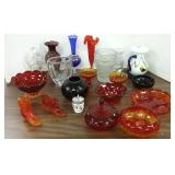 Group of assorted glassware