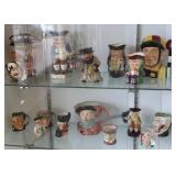 16- Doulton, etc. Toby mugs