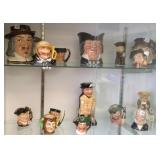 15- Doulton etc. Toby mugs
