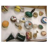 20 assorted small boxes - Limoges, sterling, etc.