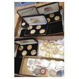 Group of 66 gold plated Grand Casino Wild Life