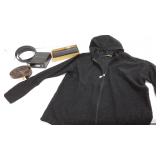 7 designer items- Vuitton clutch & belt, Versace