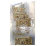 19 U.S. Civil War fractional currency notes