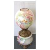 Antique Gone with the Wind lamp