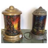 2 vintage motion lamps