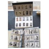 Group of Hollywood tobacco cards in 2 albums