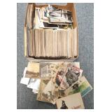 Group of vintage postcards- real photo, Halloween,