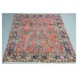 Vintage handmade oriental rug approx. 5