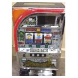 JSR token slot machine with key