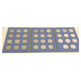 Complete album of Franklin silver halves 1948-1963