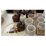 Group of assorted stoneware