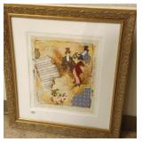 Pencil signed litho 14" x 18"