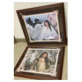 2 framed signed Maija prints