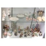 Group of vintage figurines, Lefton, etc.