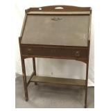 Antique Mission oak desk (as seen)