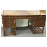 Antique walnut partner