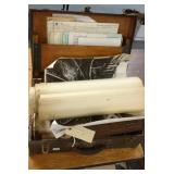 Staples Minn. case with vintage railroad paper