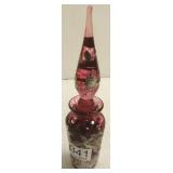 Hallmarked sterling overlay perfume