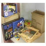 Group including comics, G.I. Joe outfits, etc