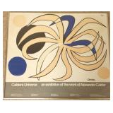 Framed 1977 Calder poster