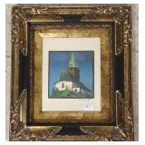 Framed pencil signed Kunst silkscreen
