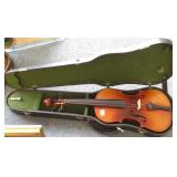Vintage violin in case