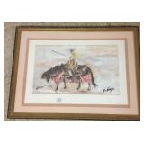 Framed hand signed & numbered 1/1 1976