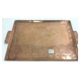 American Southwest engraved copper tray