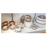 Group Spode "Delft" dinnerware