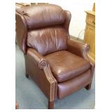 Hancock & Moore leather upholstered recliner
