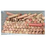 Group of over 100 rolls of Lincoln cents, etc.