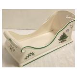 Spode Christmas tree pattern sleigh