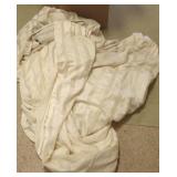 Group of silk etc. drapery panels