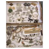 Over 70 pieces antique & vintage jewelry in