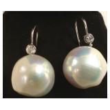 Approx 16mm pearl earrings