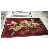 Personalized Edna Phillips Navajo rug & a vintage