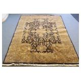 Handmade oriental rug approx 6