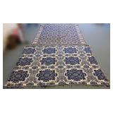 2 woven coverlets- 1 dated 1848 (as seen)