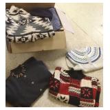 Group of wool etc. sweaters including Aran Ireland