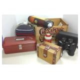 Group of camping items, etc.